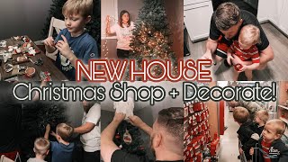 NEW HOUSE Christmas Decor Shop With Me at Walmart | Putting Up Our Christmas Tree & Decorations 2022