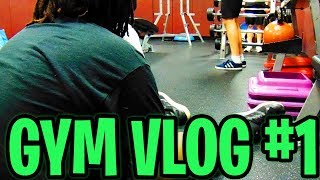 GYM VLOG #1 (My 1st Time EVER!)