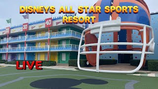 🔴LIVE: Disney's All Star Sports Resort | Canadian Tourist Perspective #live