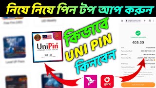 How To Buy Free Fire Uni Pin Top Up With Bksh Nagad Technical Pro RJ App \ Nijey Pin Top Up korun