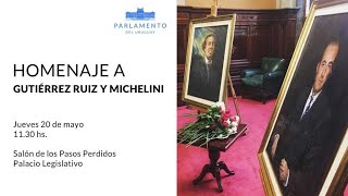 Homenaje a Héctor Gutiérrez Ruiz y Zelmar Michelini