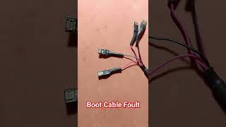 Boot Cable Foult #shorts #mobile