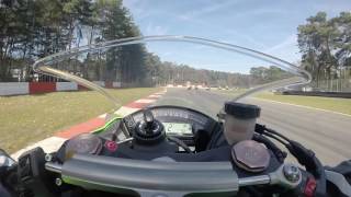 2012 Kawasaki ZX10R Ninja onboard at Circuit Zolder 30/03/2017 first training 2017