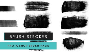 Exclusive Giveaway: Free Brush Strokes for Photoshop + Course Sneak Peek 🖌️