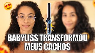 FIZ BABYLISS NO MEU CABELO TODOOO! FICOU MUITO DIFERENTE | Ludmila Reis