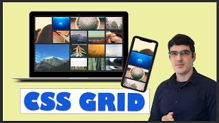 Galería de imágenes responsive usando CSS GRID | Diseño adaptativo #css #grid #tutorial