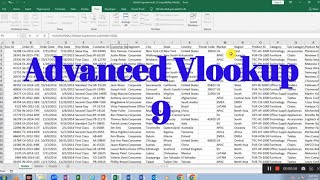 Advanced Vlookup 9 | Excel tutorials in Hindi | Excel for beginners