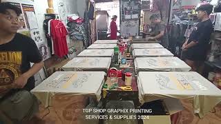 10station Line table silkscreen printing