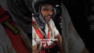 David Haye reacts to hot lap! 🫨 | #Shorts #FormulaE #LondonEPrix