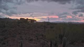 4K Timelapse Sunset and Clouds over the Sonoran Desert, January 23, 2021