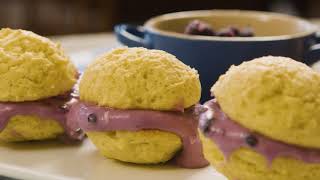 Lemon Blueberry Whoopie Pies