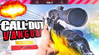 WORLDS FIRST SNIPING ONLY V2 ROCKET in COD VANGUARD! (KAR98K NUKE)