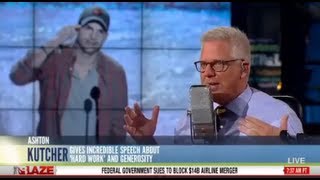 Glenn Beck Extremely Impressed with Ashton Kutcher Viral Speech: 'Something Is Happening'