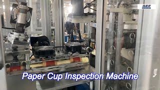 CAM Design Paper Cup Inspection Machine For Paper Containers