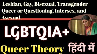 LGBTQIA+ In Hindi Lesbian, Gay, Bisexual, Transgender, Queer or Questioning, Intersex, and Asexual.