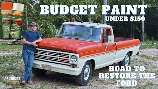 Budget Paint Job for my old 1968 Ford F250! Implement paint UNDER $150! Farm truck approved?