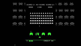 Space Invaders Arcade Booting