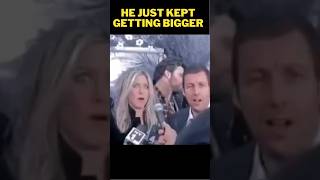 He Kept getting BIGGER AND BIGGER , Jennifer Aniston & Adam shocked #jenniferaniston #shorts #viral