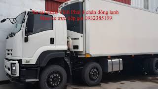 Xe Isuzu 4 chân đông lạnh đẹp như Ngọc Trinh