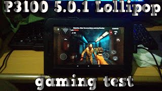 Android 5.0.1 Lollipop Galaxy Tab 2 7.0 P3100 Gaming Test #1