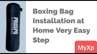 How to Fill Boxing Bag|Punching Bag|Kick Bag|Boxing Bag Installation in Hindi