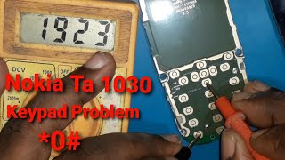 Nokia Ta1030 Keypad *0# Not Working Jumper Solution, Nokia 3310 Keypad Problem Solution