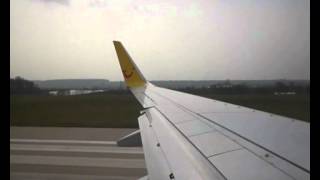 TUIfly Takeoff in Stuttgart (Alpenrundflug 07.04.12)