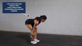 Movement Demo: Single Arm Dumbbell Deadlift