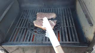 Weber Smokefire Strip steaks