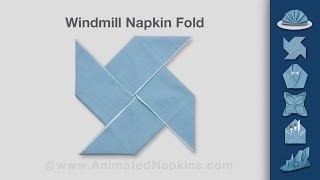 Napkin Folding | How to Make a Child's Windmill