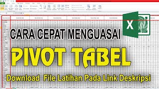 Cara Menggunakan PIVOT TABEL Pada Excel   | Tips Excel