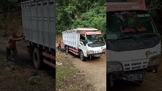 Keren !!! Semua Ikut Membantu Truk yang Tidak Kuat Nanjak  #shortvideo #automobile #pejuangrupiah