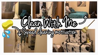 CLEAN WITH ME // SPEED CLEANING MOTIVATION