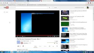 How to fake a full screen DOS box (command prompt) in Windows 7