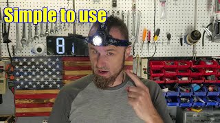 GREAT Rechargeable Headlamp and reasonably priced - great to have around the house