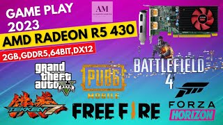 AMD RADEON R5 430 [2GB,GDDR5,64BIT] GAMEPLAY, GTA5, PUBG, FREEFIRE, TEKKEN7, BETTELFIELD,