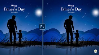 Fathers Day Special Poster Design In Photoshop 2024