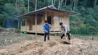 Build a wooden house (CABIN), complete the partition in the bedroom - Triệu Văn Tính