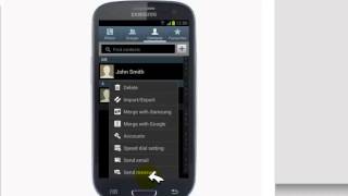 Como copiar los contactos del galaxy S 3 a la memoria sd card