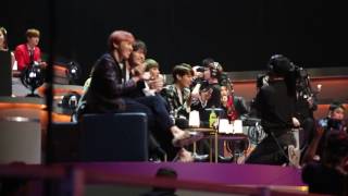 161202 BTS(방탄소년단) reaction  @MAMA 2016