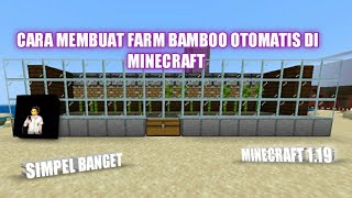 CARA MEMBUAT FARM BAMBU OTOMATIS DI MINECRAFT