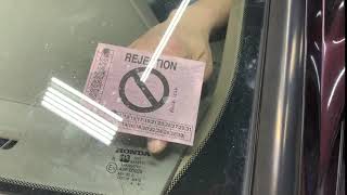 Virginia Vehicle Inspection Test -  Have You Been Rejected? What Is A Rejection Sticker?