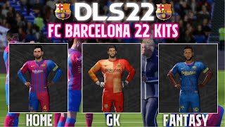 Latest Fc Barcelona 21/22 Kits - DLS 22