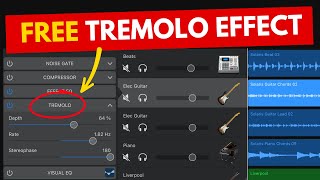 TREMOLO Effect in GarageBand iOS (iPhone/iPad)