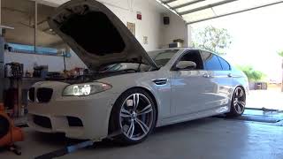 BMW F10 M5 Stock Baseline Pre-Mod Dyno/ POV Shot - That's ALOT OF TORQUE!