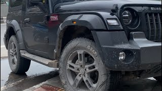 THAR Parked On Divider😱😂| IN No PARKING AREA ❌| #short #youtubeshorts #viral #trending #shortvideo