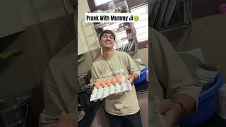 Fake Eggs Prank 🥶 On MummyJi | sourav joshi vlogs | #shorts #souravjoshivlogs #egglover #prank |