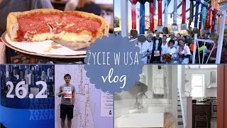 ŻYCIE W USA | Weekend w Chicago, Maraton & Deep Dish Pizza - Vlog 10 - 12/10/2015.