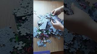 ❤🧩Reverse Jigsaw Puzzle❤🧩 #ingridlovespuzzles #puzzles #jigsawpuzzles #oddlysatisfyin