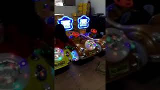 3D car racing kiddie ride